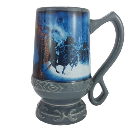 Vintage 2001 Lord of the Rings Fellowship of the Ring Mug Teacup Stein Tolkien - Picture 16 of 16